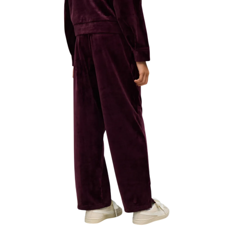 Pantalón Niña Puma ESS ELEVATED Velour Straight "Ruby Noir"
