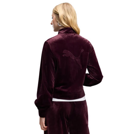 Chaqueta Puma ESS ELEVATED Velour "Ruby Noir"