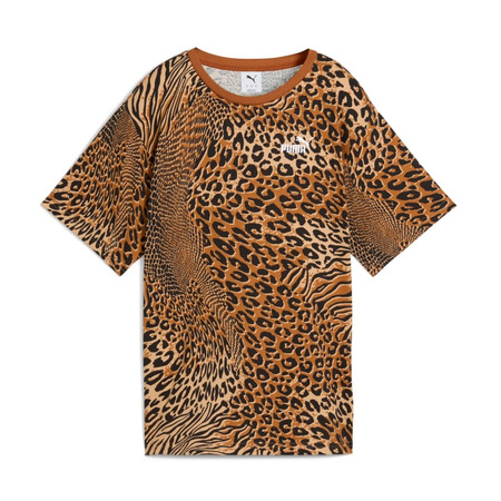 Puma ESS GRAPHIC ANIMAL Relaxed AOP Tee "Warm beige"