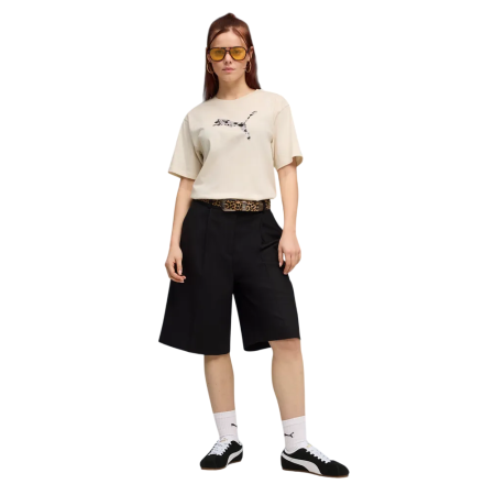 Camiseta mujer Puma ESS GRAPHIC Animal Relaxed Tee "Alpine Snow"