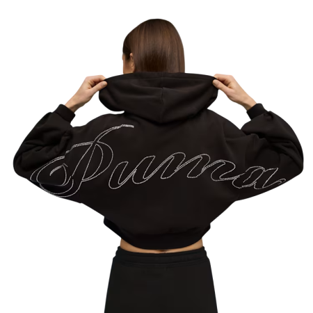 Sudadera Puma ESS GRAPHIC Bedazzled  "Black"