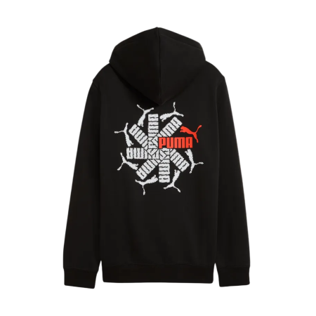 Sudadera Puma ESS LOGO LAB Brand Back Graphic FL B "Black"