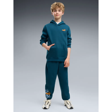 Sudadera Puma ESS LOGO LAB Brand Back Graphic FL B "Midnight Petrol"