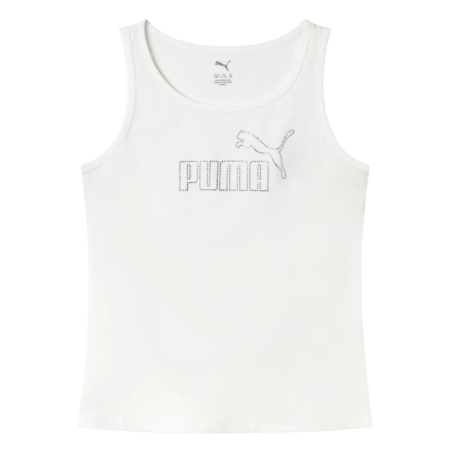 Camiseta Niña Puma ESS Logo Tank Rhinestone G "white"