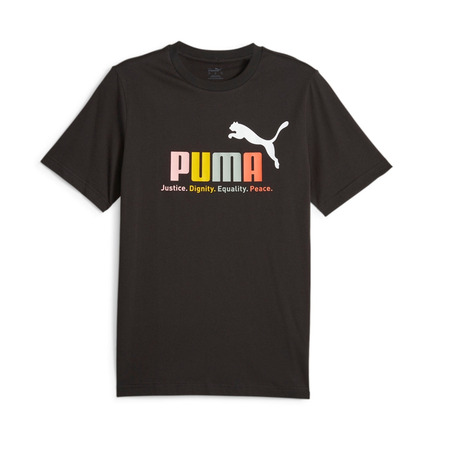 Puma ESS+ Multicolor Tee "Black"