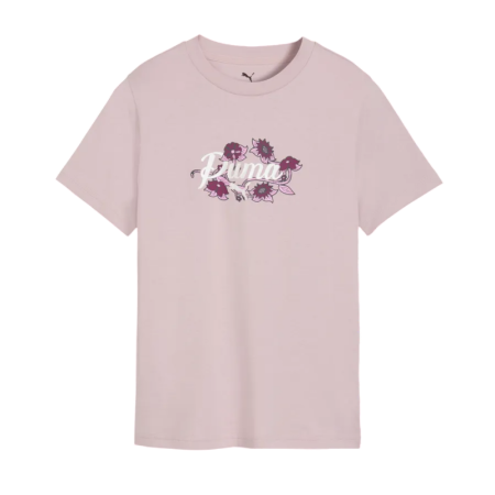 Camiseta Niña Puma ESS NATURE 2.0 Graphic G "Misty Pink"