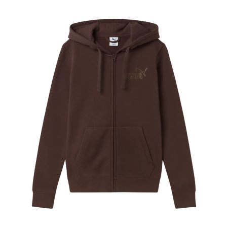 Sudadera Puma ESS+ RHINESTONE FZ FL​ "ChocolateFondue"