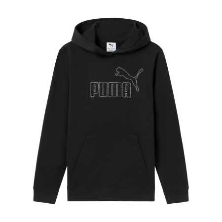 Sudadera Niña Puma ESS Rhinestone TR G "Black"