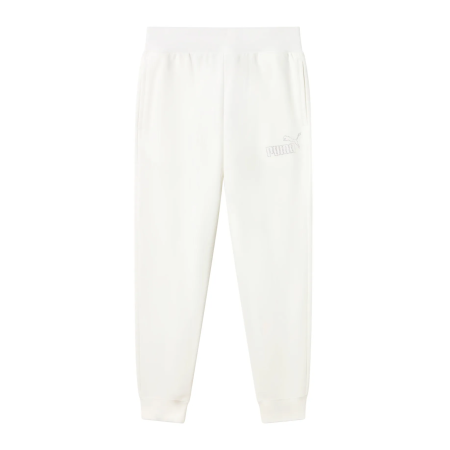 Pantalón Puma ESS Rhinestone LOGO  TR "White"