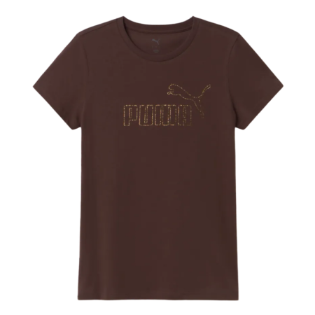 Camiseta Puma ESS+ RHINESTONE ​ "Chocolate Fondue"
