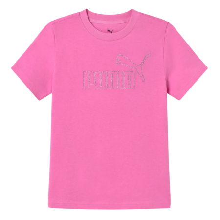 Camiseta Niña Puma ESS Rhinestone  G "Mauve Pop"