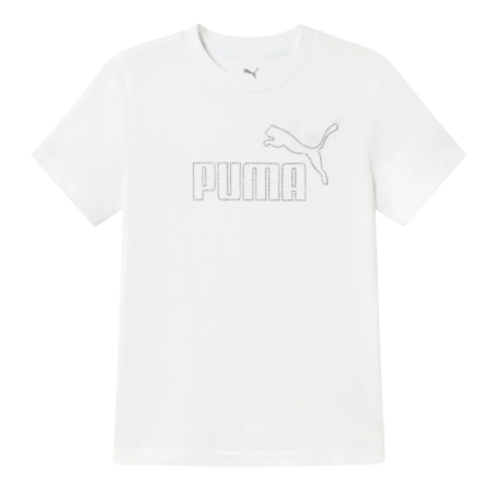 Camiseta Puma ESS Rhinestone T G "White"