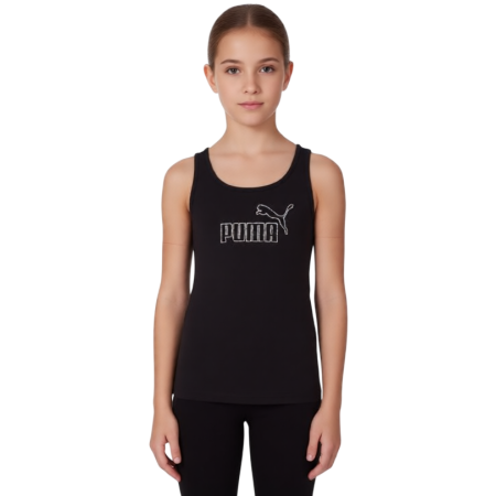 Camiseta Niña  Puma ESS Logo Tank Rhinestone G "Black"