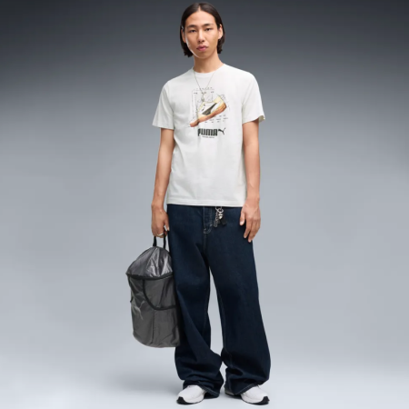 Camiseta Puma GRAPHICS Sneaker "White Glow Heather"