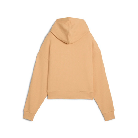 Puma HER Comfort Crop Full-Zip Hoodie "Warm Beige"