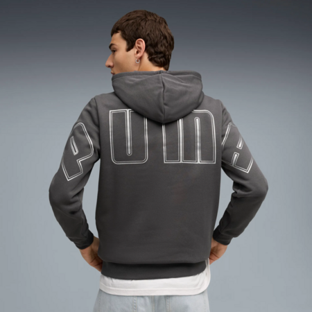 Puma MAXIMAL METALLIC Hoodie FL "Dusky Gray"