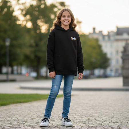 Sudadera Niña Puma MID90s Flower  "Black"