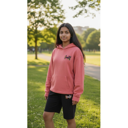 Sudadera Niña Puma MID90s Flower "Wild Pink"