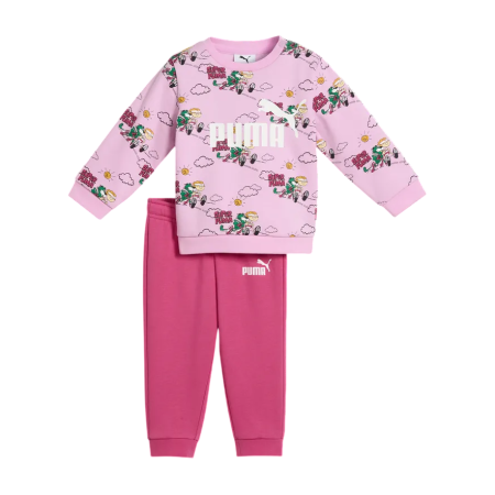 Chándal infantil Puma MINICATS SUPER PUMA AOP FL INF "Mauve Glow"