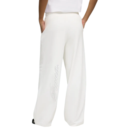 Puma Pantalòn ESS GRAPHIC Bedazzled "White"