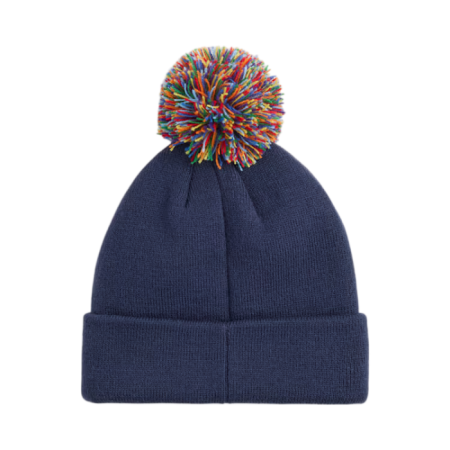 Puma Gorro beanie de corona media Pom Pom "Navy "