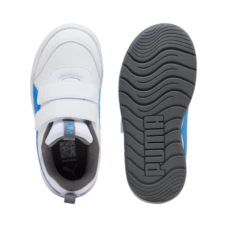 Zapatillas Niño/a Puma Multiflex 2 SL V PS "White-Racing Blue"