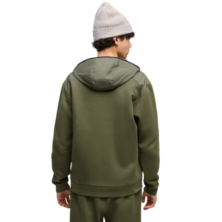 Sudadera PUMATECH Material Mix Full-Zip DK "Moss Veil"