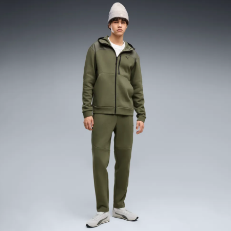 Sudadera PUMATECH Material Mix Full-Zip DK "Moss Veil"