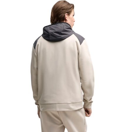 Sudadera PUMATECH Material Mix Full-Zip DK "Silver Fog"