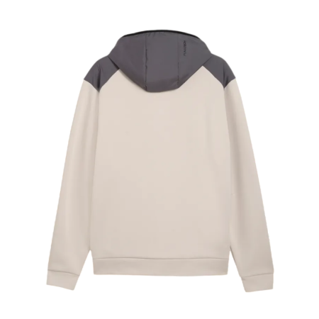 Sudadera PUMATECH Material Mix Full-Zip DK "Silver Fog"
