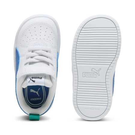 Puma Rickie AC+ Inf "White- Blue-Wild Green"