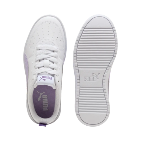 Zapatillas Junior Puma Rickie Jr. "White-Light Lavender-Plum Purple"
