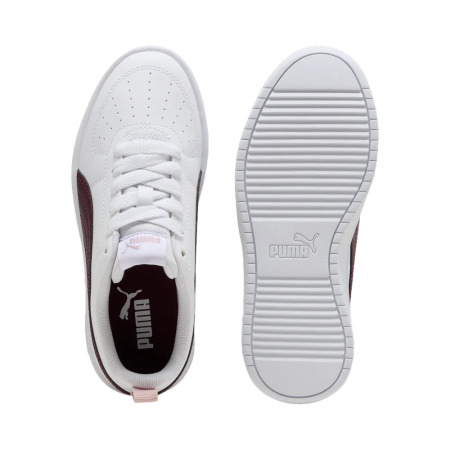 Zapatillas Junior Puma Rickie Jr. "White-Ruby Noir-Misty Pink"