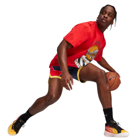Camiseta Puma Showtime Tee 3 "Time Red"
