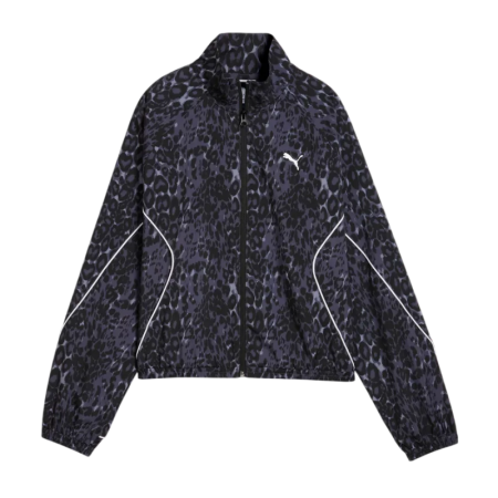 Chaqueta PUMA SPORT ANIMAL Relaxed AOP Full-Zip Woven "Inky Depths"