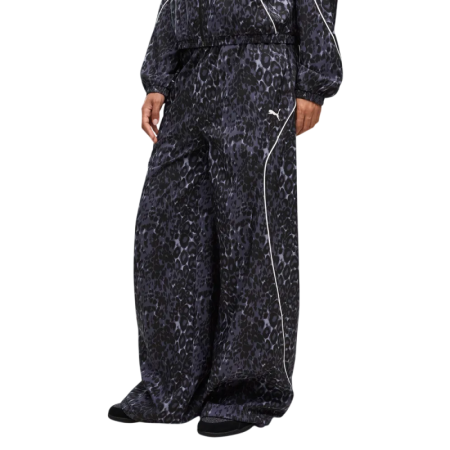 Pantalón Mujer PUMA SPORT ANIMAL Relaxed AOP Wide Leg Wov "Inky Depths"