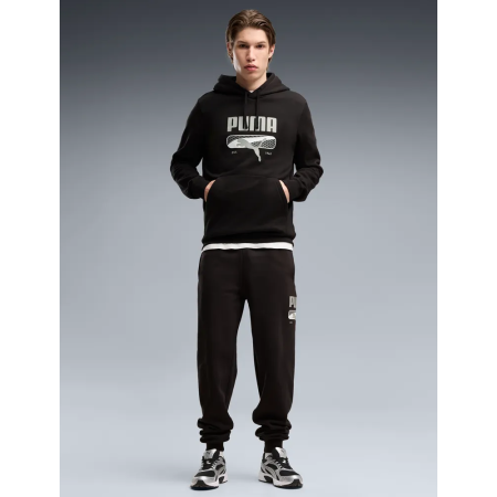Sudadera PUMA SPORT Logo Play FL "Black"
