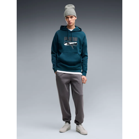 Sudadera PUMA SPORT Logo Play FL "Midnight Petrol"