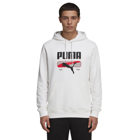 Sudadera PUMA SPORT Logo Play FL "White"