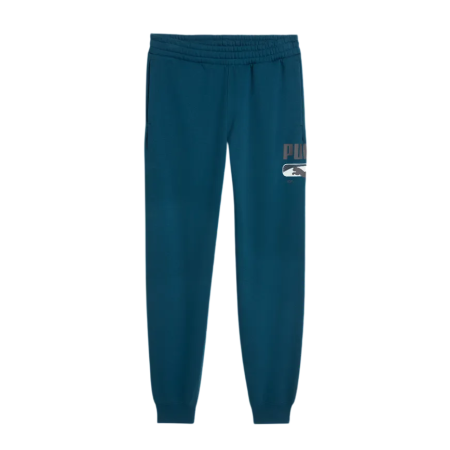 Pantalón PUMA SPORT Logo Play FL cl "Midnight Petrol"