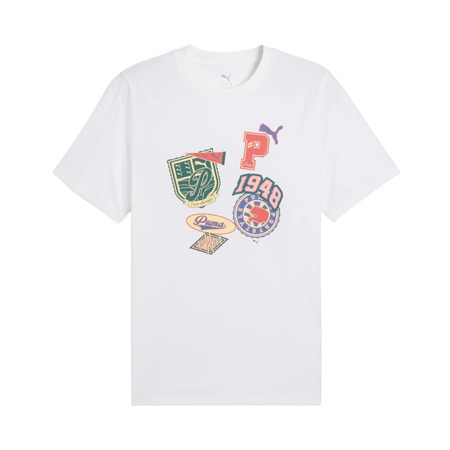 Puma SPORTS LEGACY Front Graphic Tee "White"