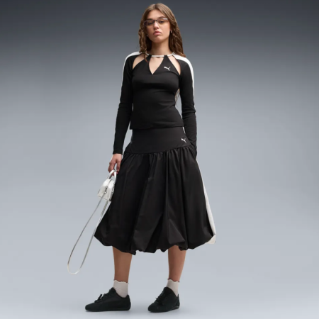 Falda Midi Puma T7 Balloon Woven  "Black"