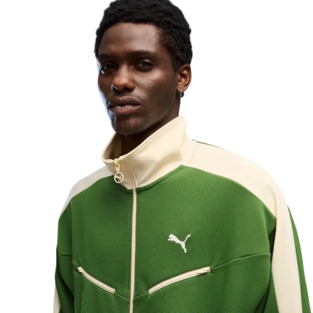Chaqueta deportiva retro Puma T7 Relaxed "Earthy Green"