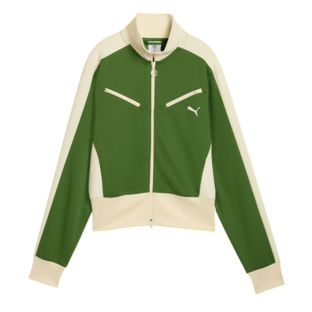 Chaqueta deportiva retro Puma T7 Relaxed "Earthy Green"