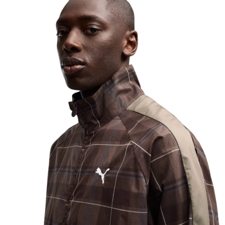 Chaqueta deportiva  Puma T7 Relaxed Tartan"Chocolate Fondue"