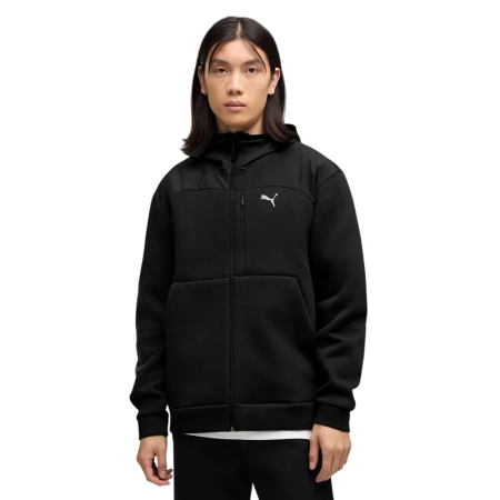 Sudadera Puma   capucha y cremallera completa PUMATECH Material Mix DK "Black"