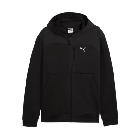 Sudadera Puma   capucha y cremallera completa PUMATECH Material Mix DK "Black"