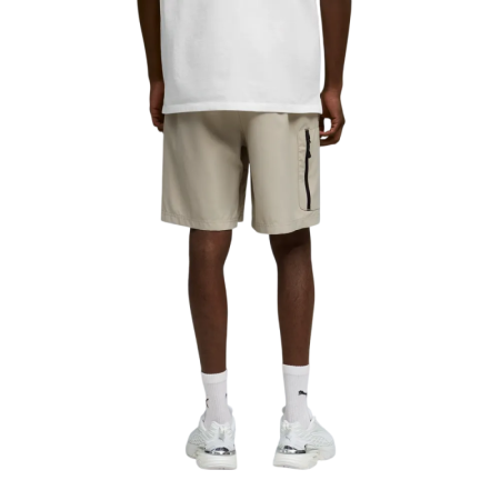 Pantalòn Corto Cargo Puma PUMATECH Woven "Pebble Gray"
