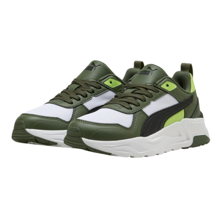 Zapatillas Junior Puma Trinity 2 LT Jr. "White-Black-Moss Veil"