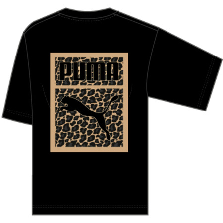 Puma Wild Pack Tee Logo Cheetah